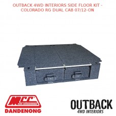 OUTBACK 4WD INTERIORS SIDE FLOOR KIT - COLORADO RG DUAL CAB 07/12-ON